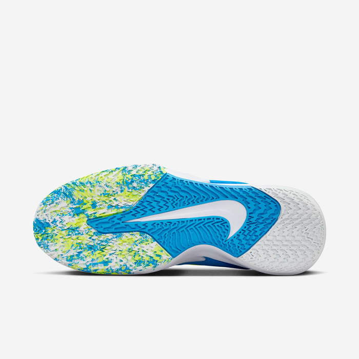 PRECISION VII BASKETBALL SHOES - BLUE & LIM