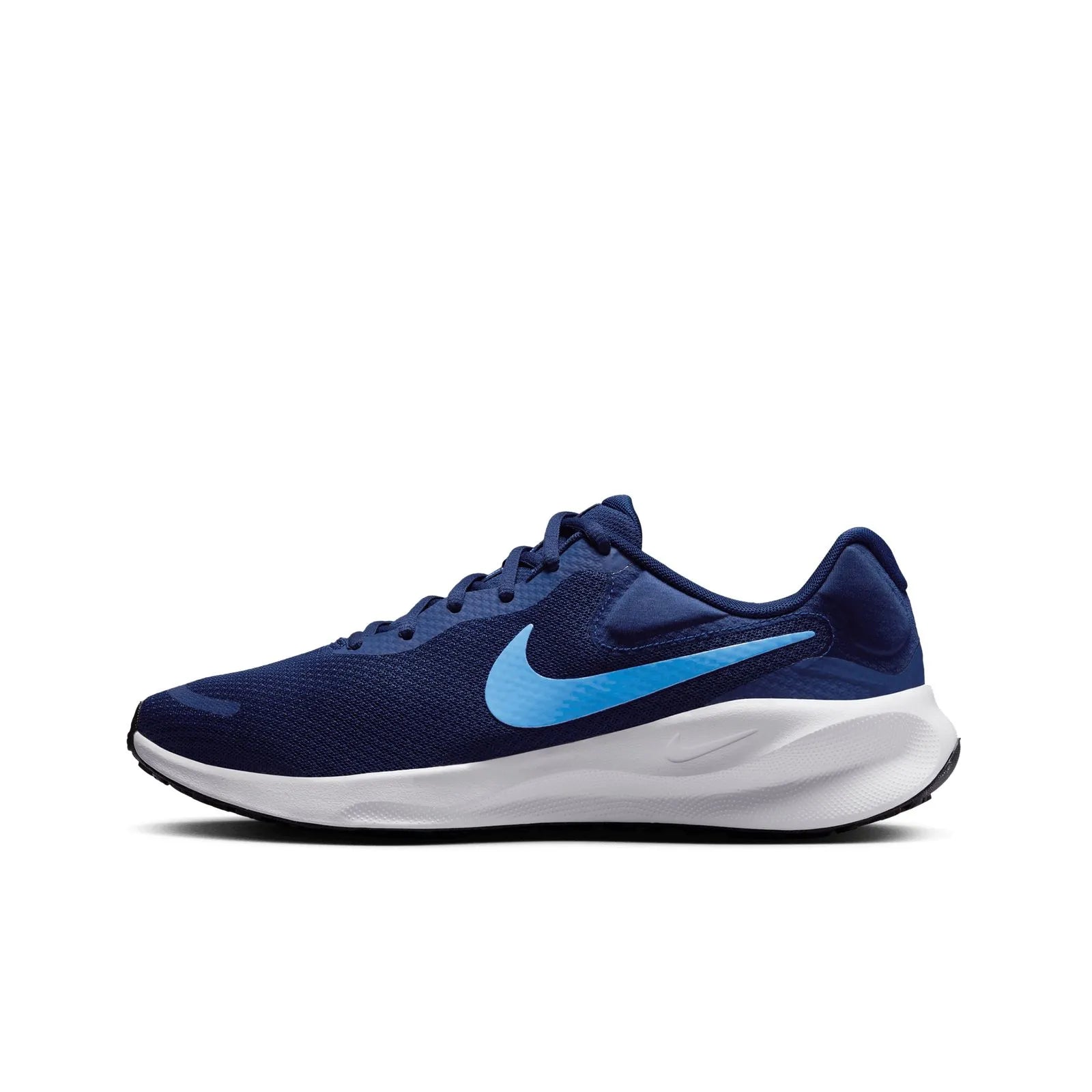 NIKE REVOLUTION 7 RUNNING SHOE - NVY & BLUE