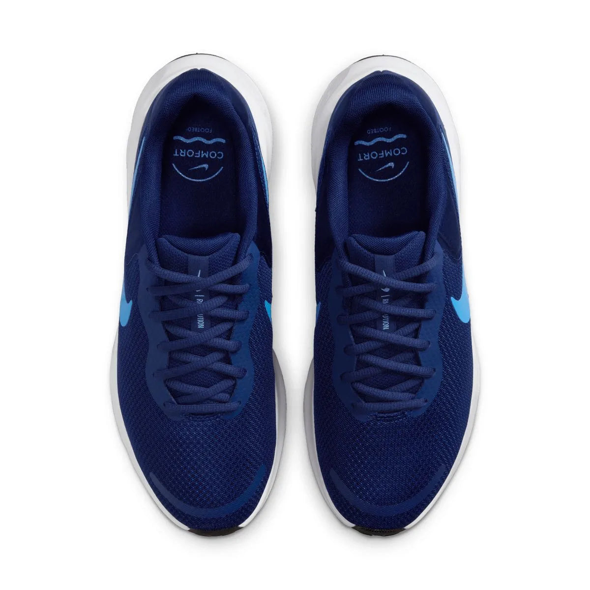NIKE REVOLUTION 7 RUNNING SHOE - NVY & BLUE