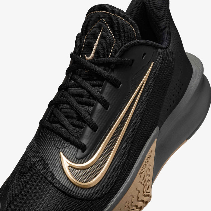 PRECISION VII BASKETBALL SHOES - BLK & GOLD