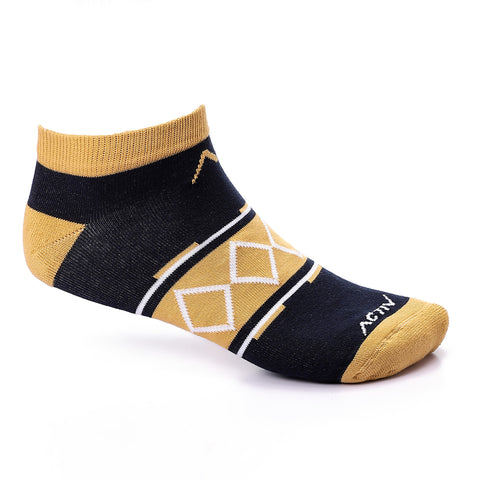 ACTIV MEN'S ANKLE SOCKS - YELLOW