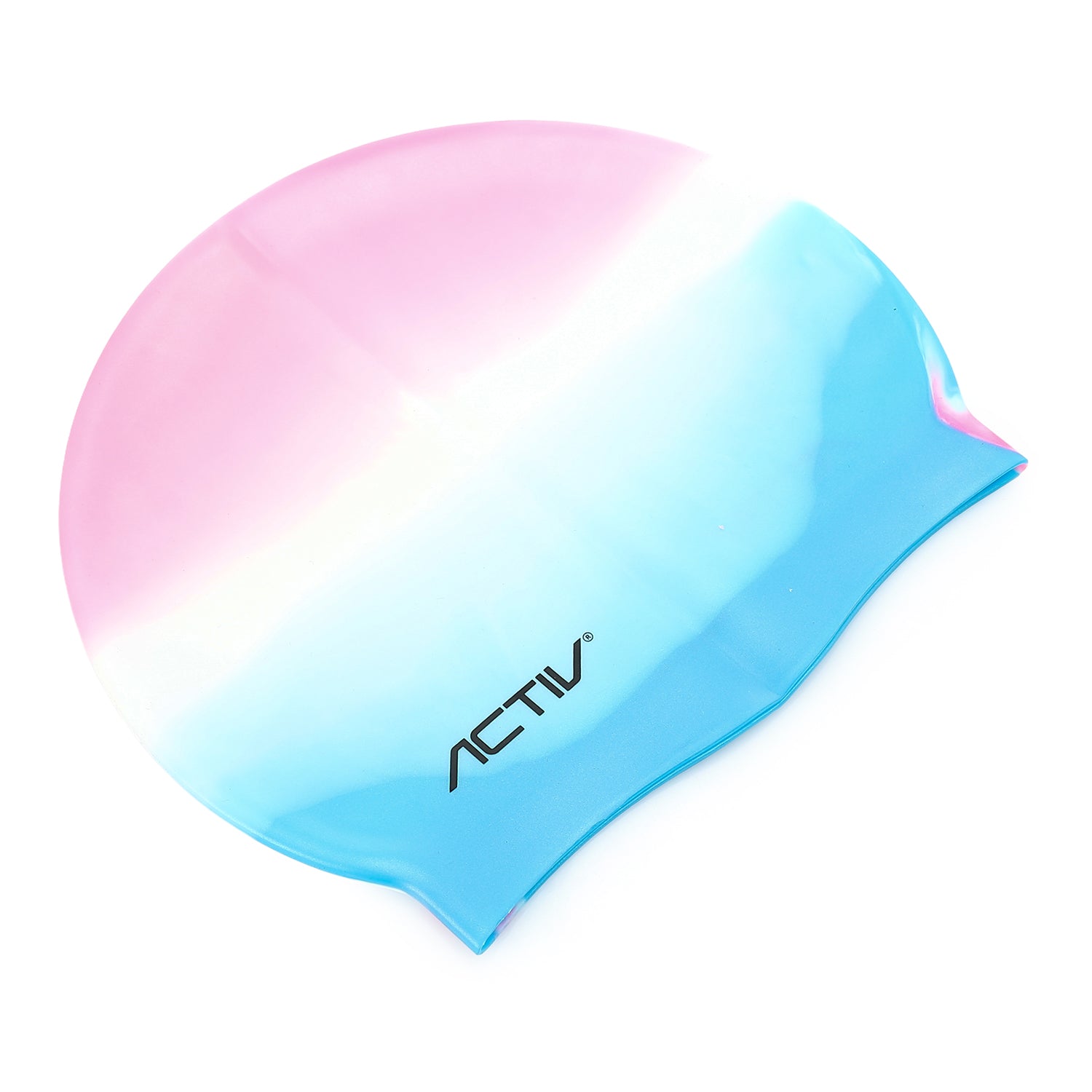 ACTIV ADULT MC CAP SWIM CAP - بينك*ابيض*ازرق