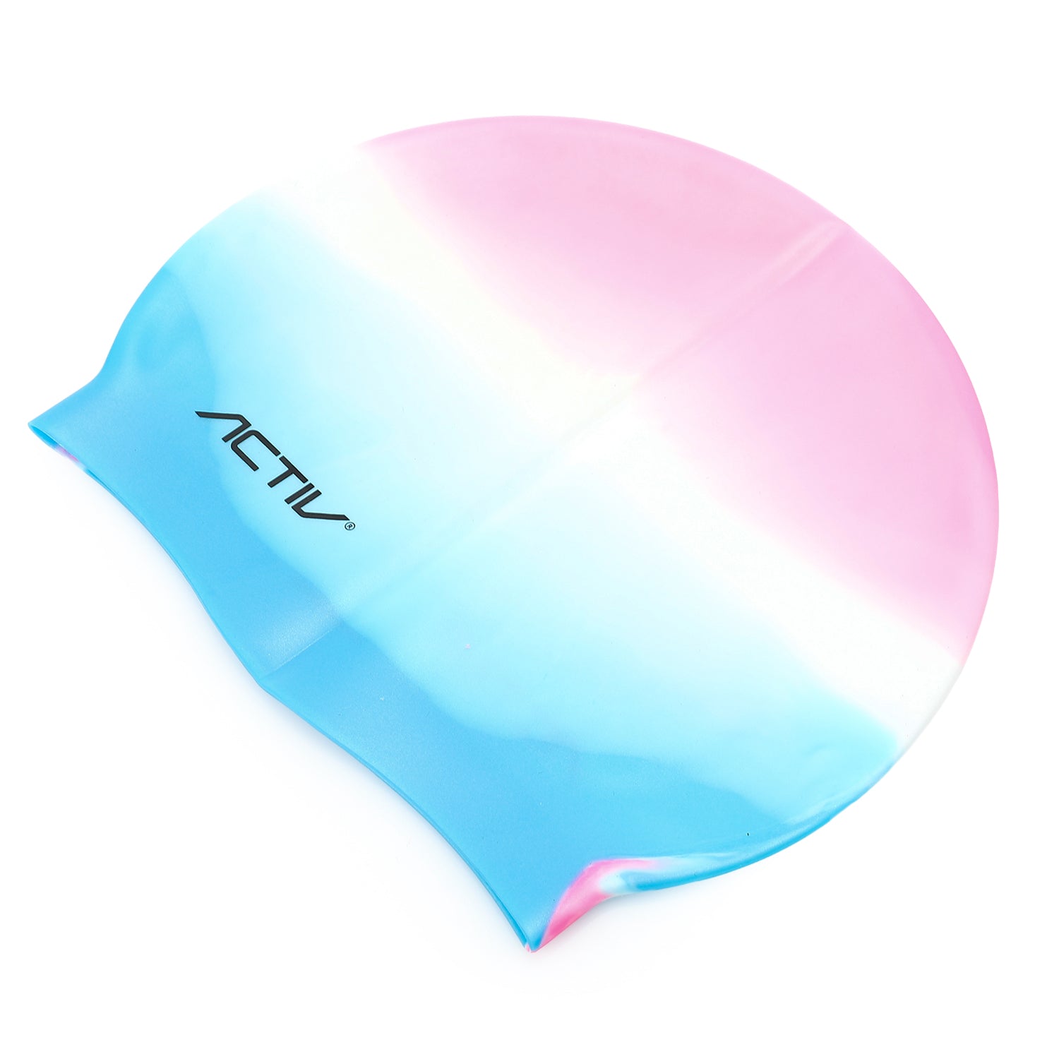 ACTIV ADULT MC CAP SWIM CAP - بينك*ابيض*ازرق