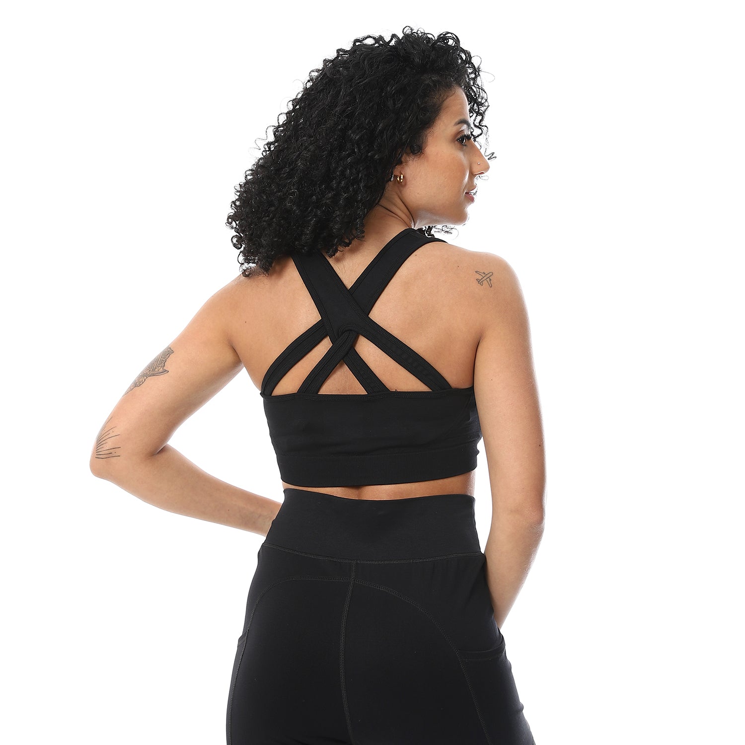 ACTIV LADY CRPSS BRA - BLACK