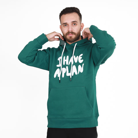 I HAVE A PLAN OVERSIZED HOODIE - D.GREEN
