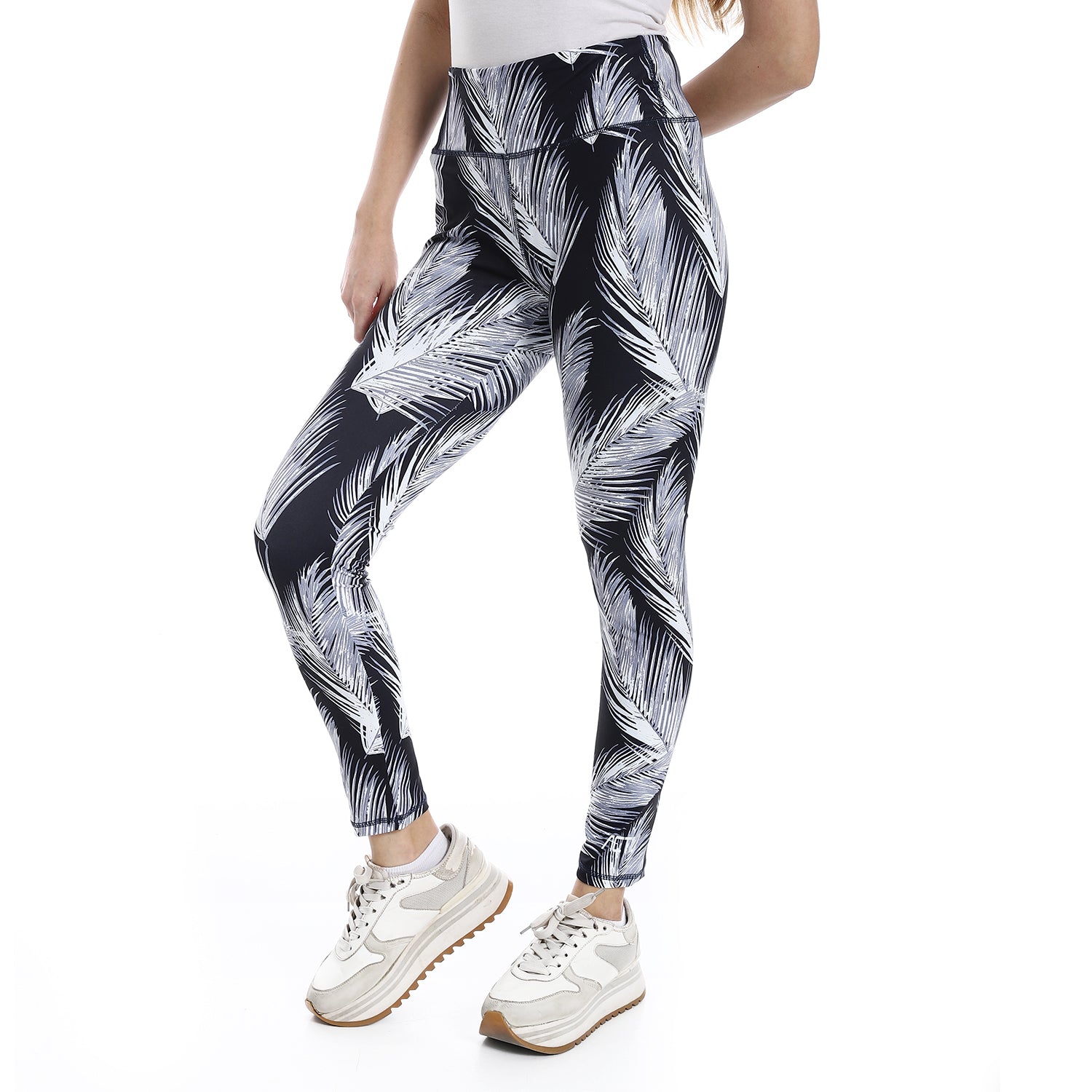 ACTIV WOMEN'S LEGGINGS - BLK*WHIT
