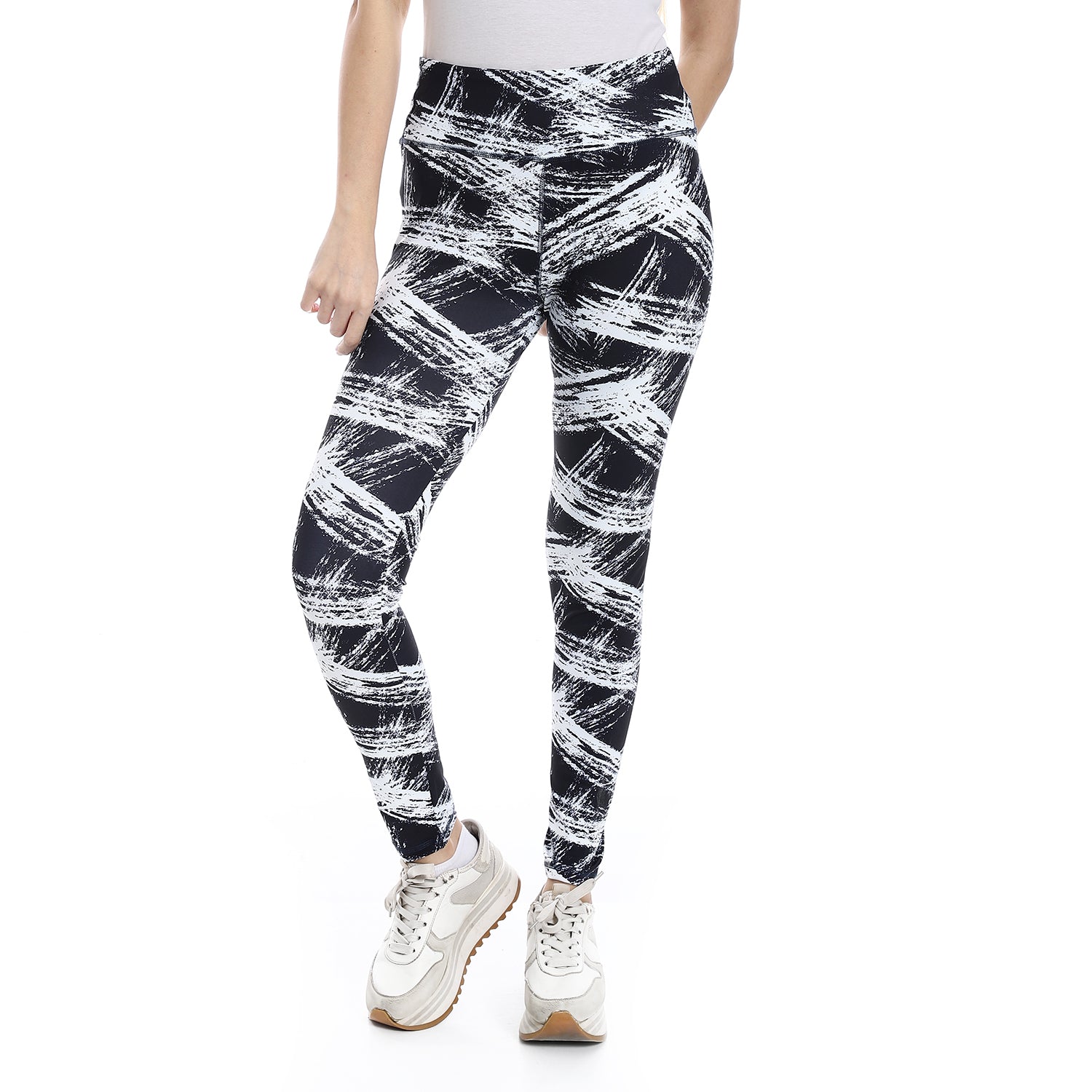 ACTIV WOMEN'S LEGGINGS - BLK*WHIT