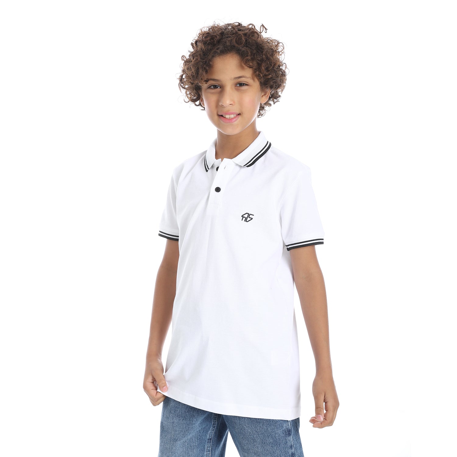 ACTIV KIDS POLO SHIRT - WHITE