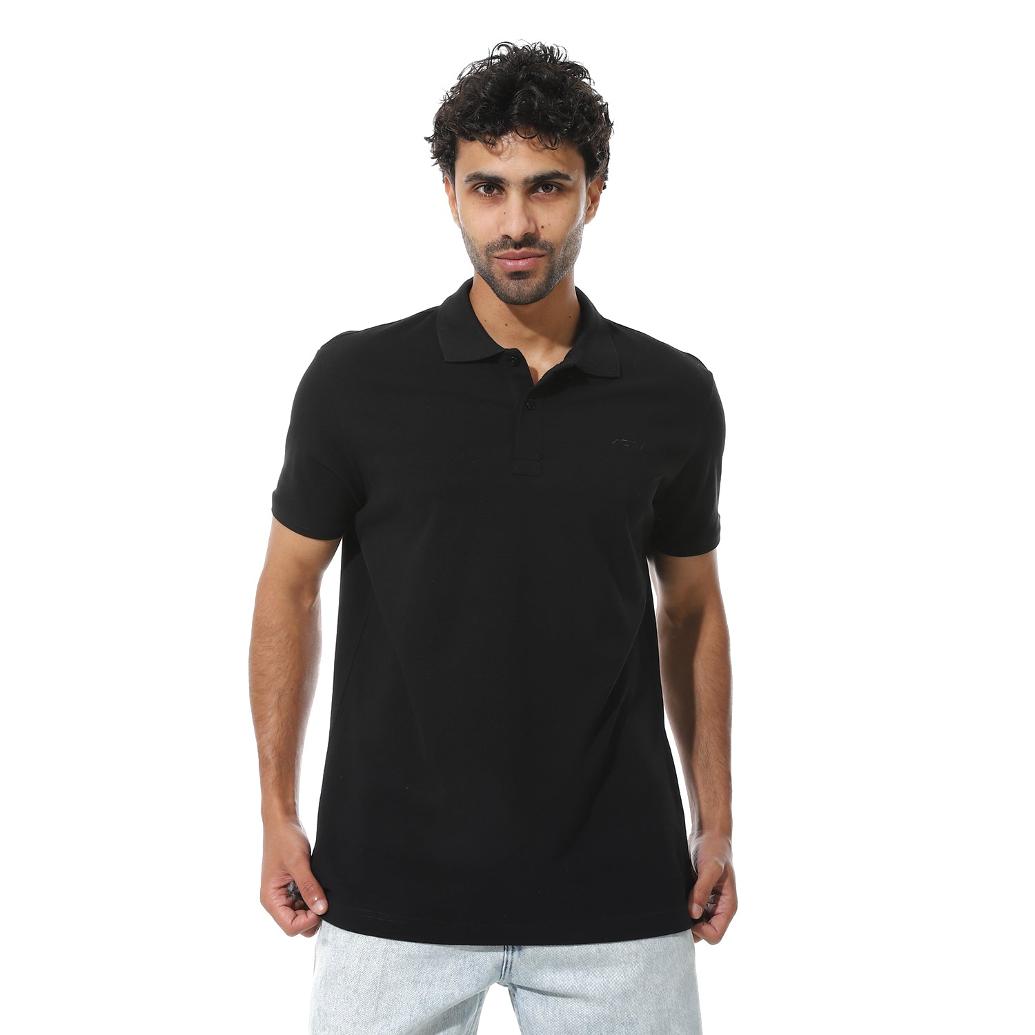 ACTIV MEN'S POLO SHIRT - BLACK