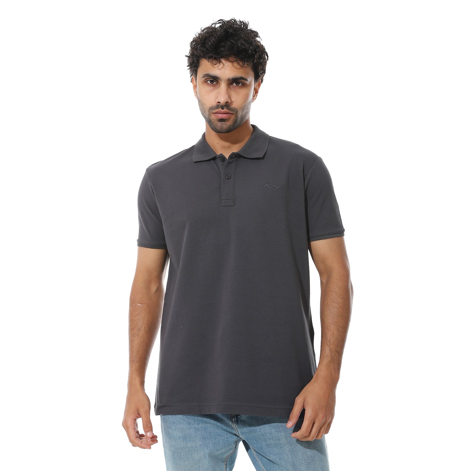 ACTIV MEN'S POLO SHIRT - IRON