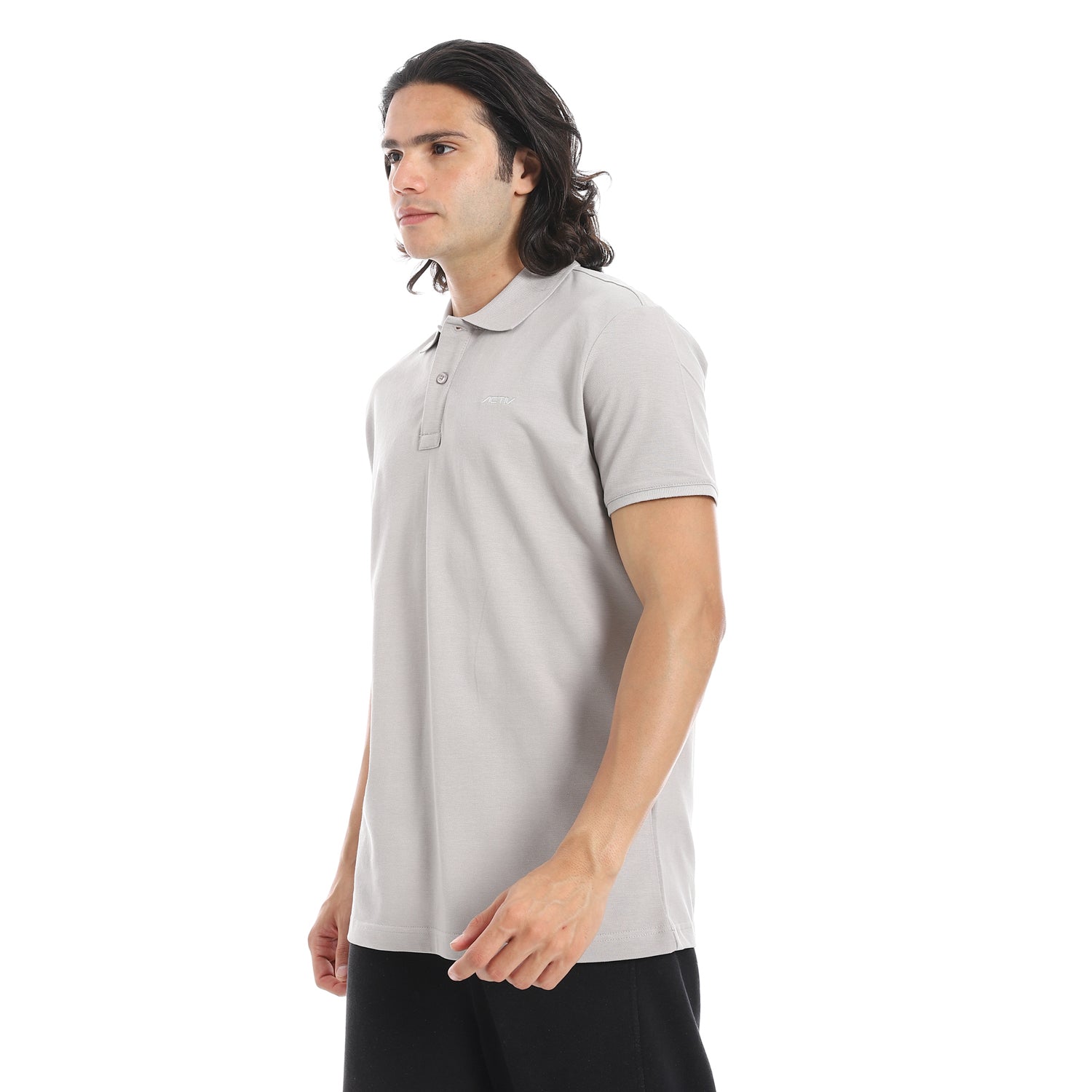 ACTIV MEN'S POLO SHIRT - SILVER