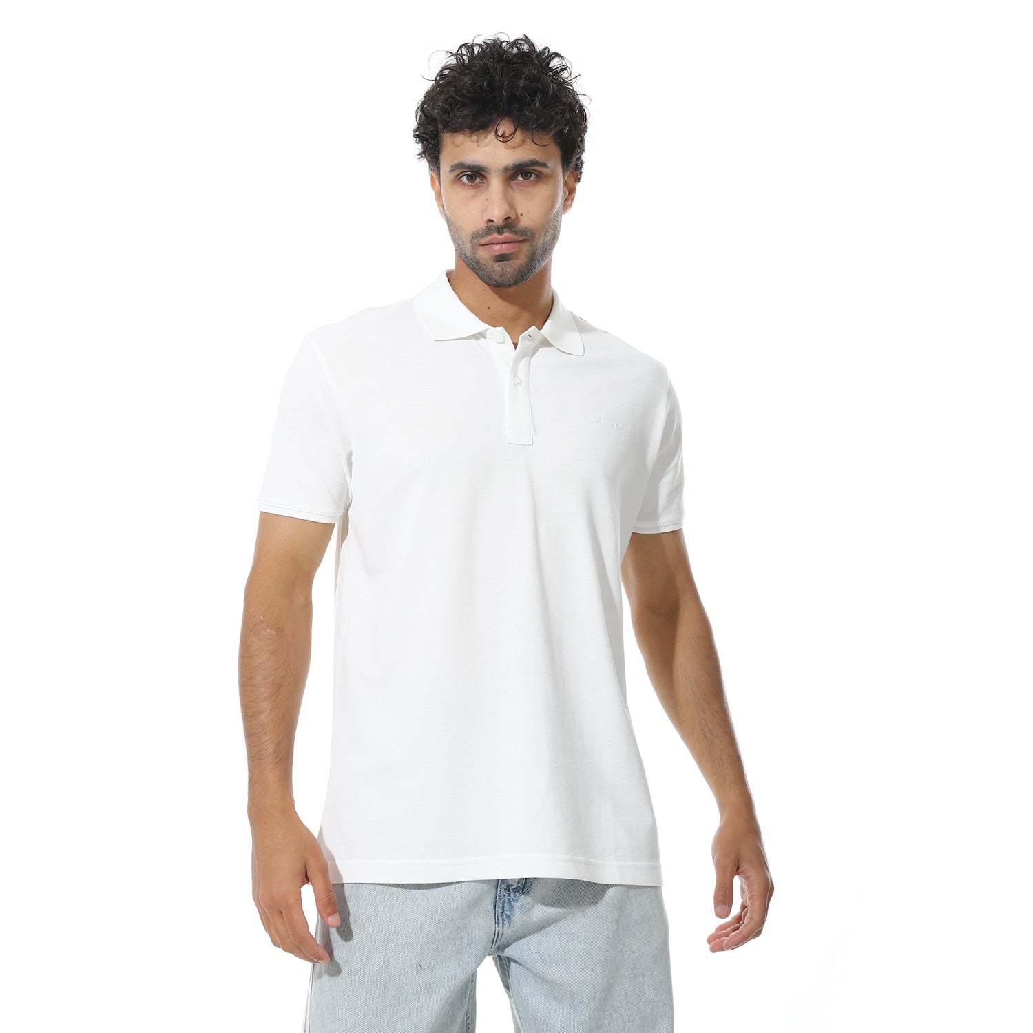 ACTIV MEN'S POLO SHIRT - WHITE
