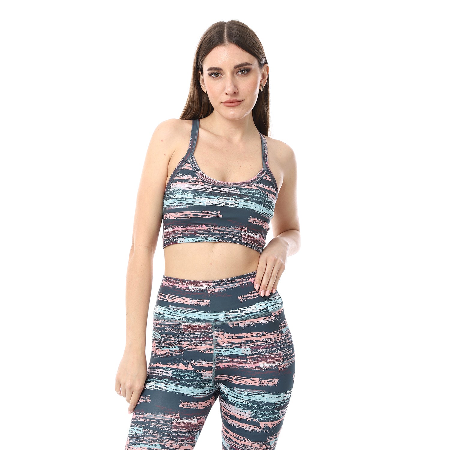 DYE PRINTED SPORTS BRA - COLORS