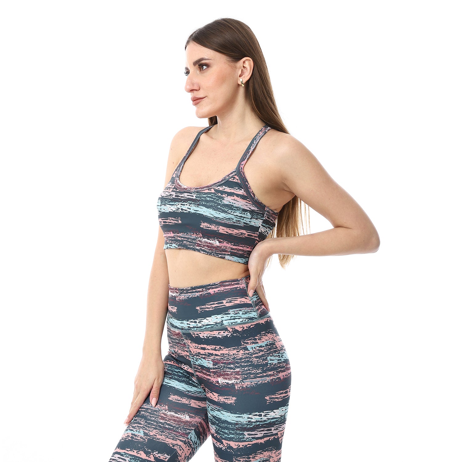 DYE PRINTED SPORTS BRA - COLORS