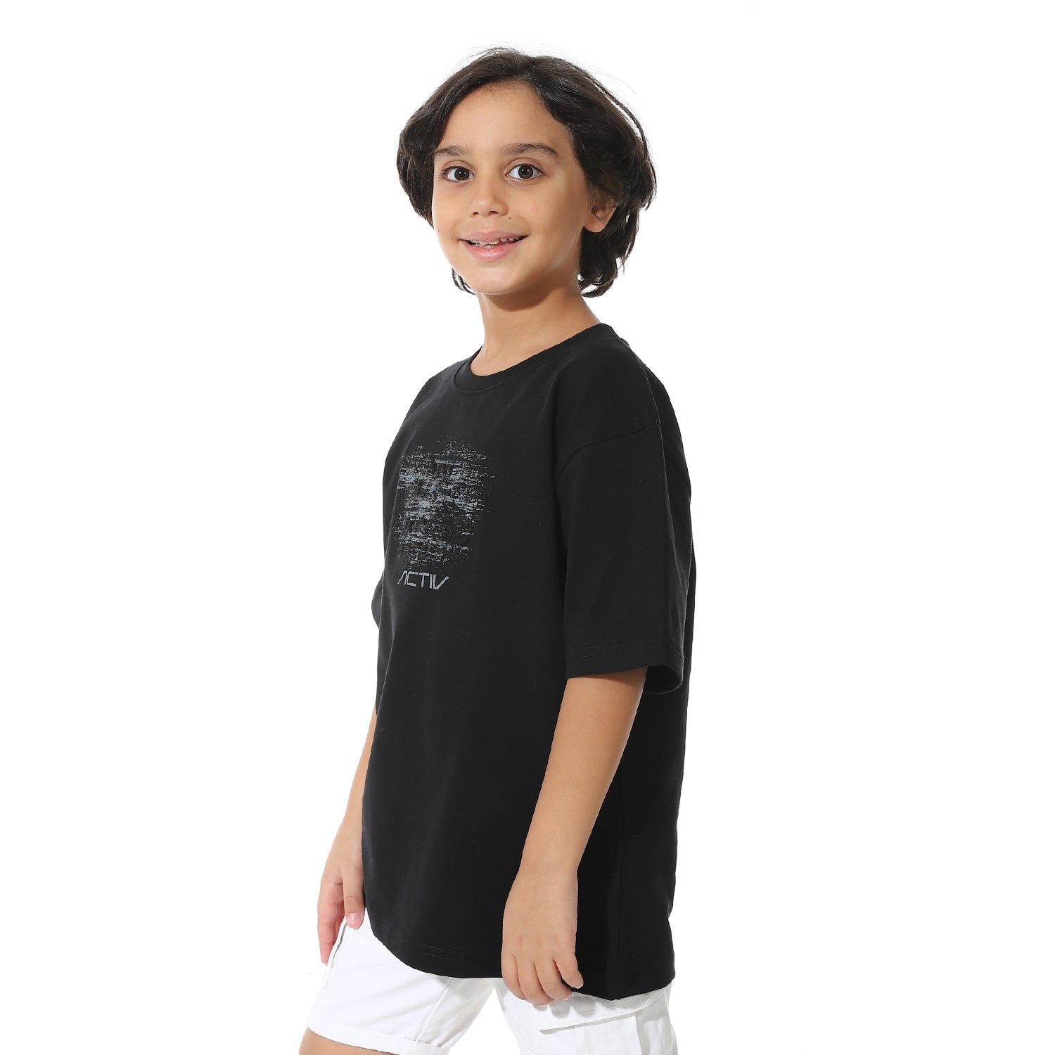 ACTIV KIDS BASIC T-SHIRT - BLACK