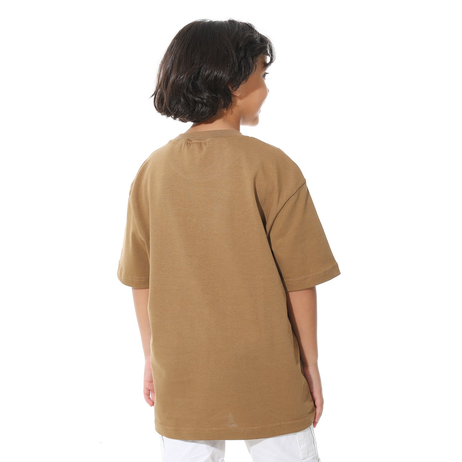 ACTIV KIDS BASIC T-SHIRT - BROWN