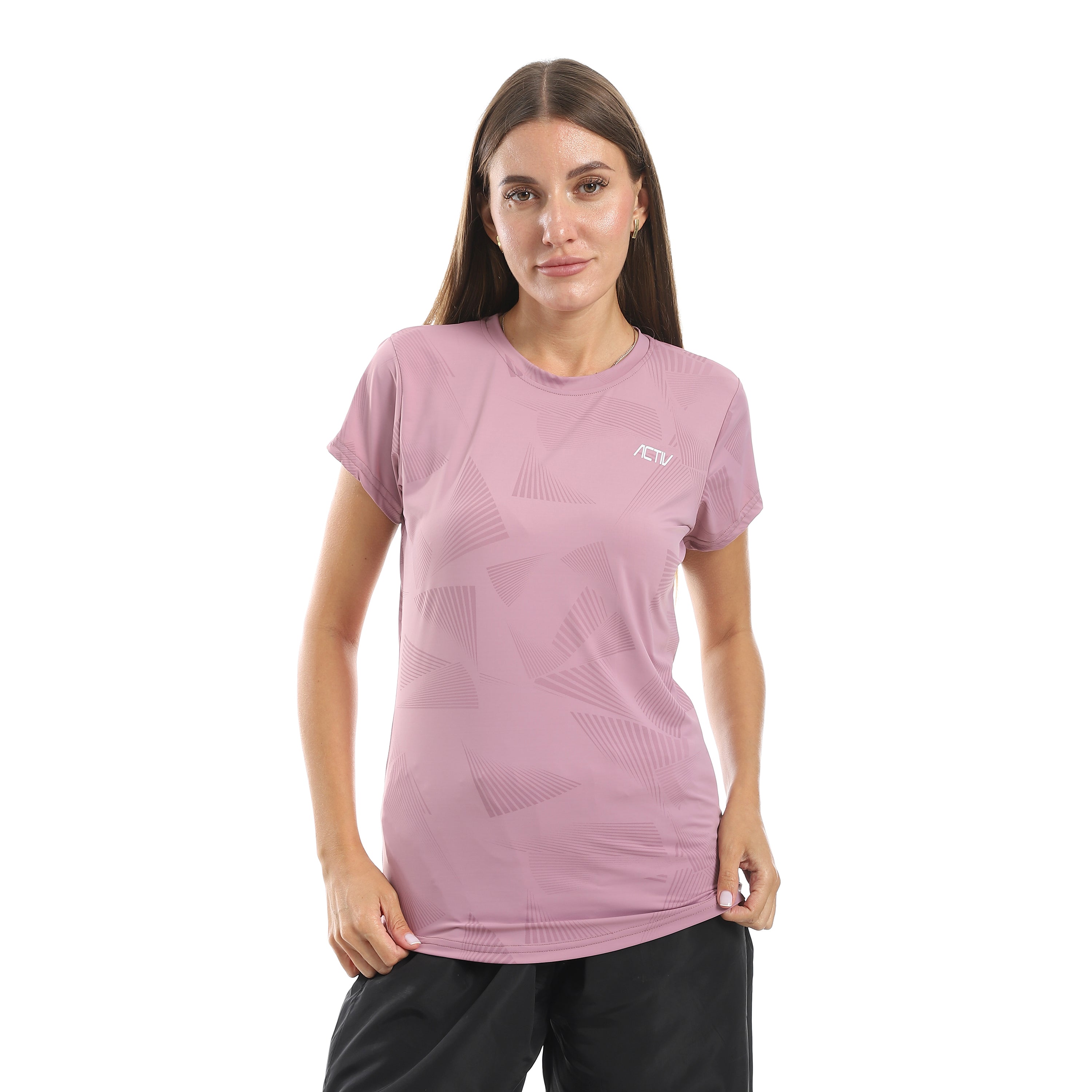 تى شيرت اكتف حريمى - موف