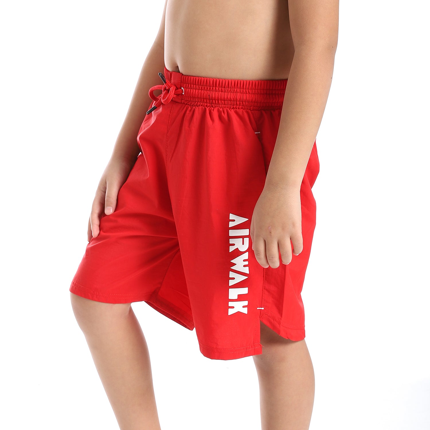 AIRWALK KIDS SWIM SHORTS - RED
