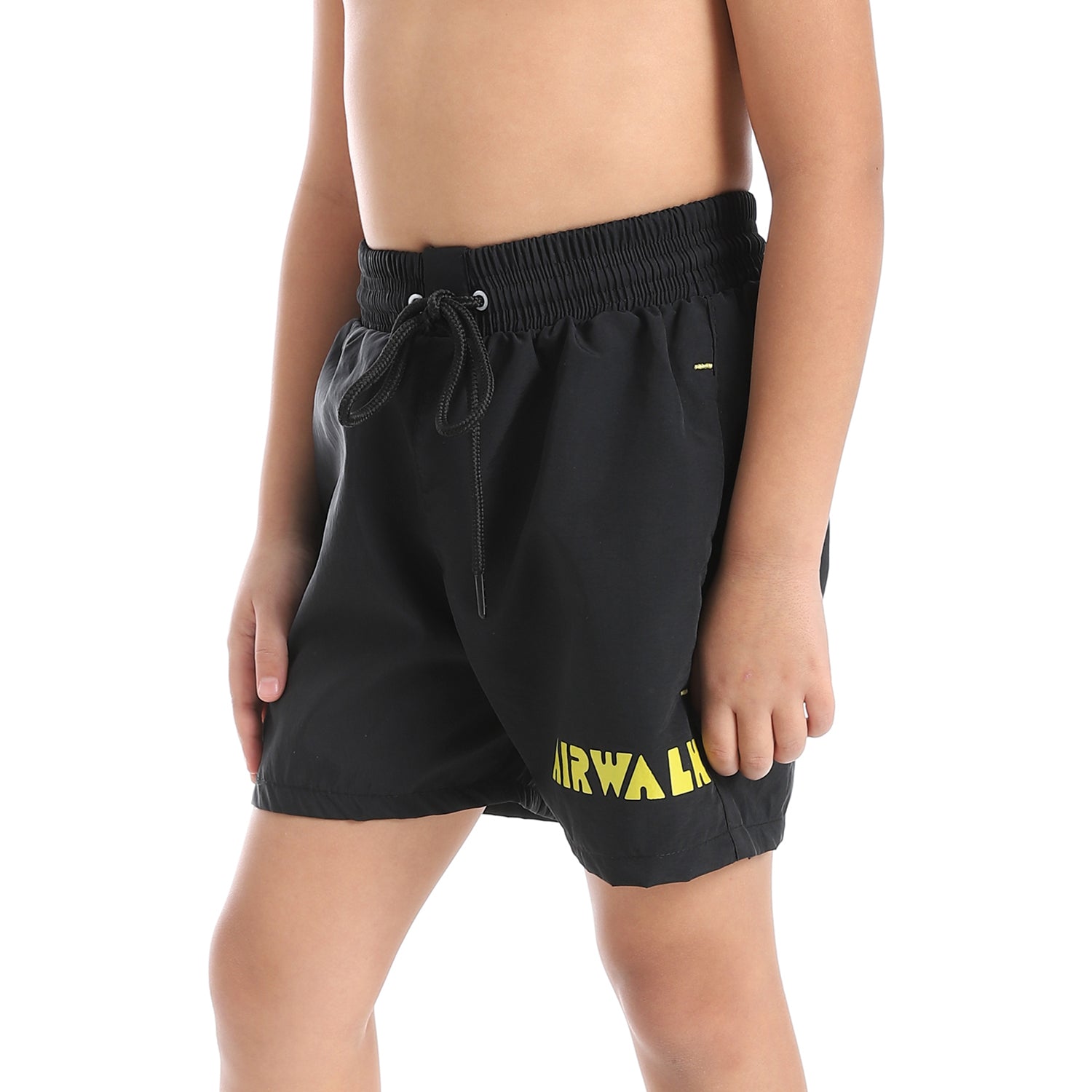 AIRWALK KIDS SWIM SHORTS - BLACK