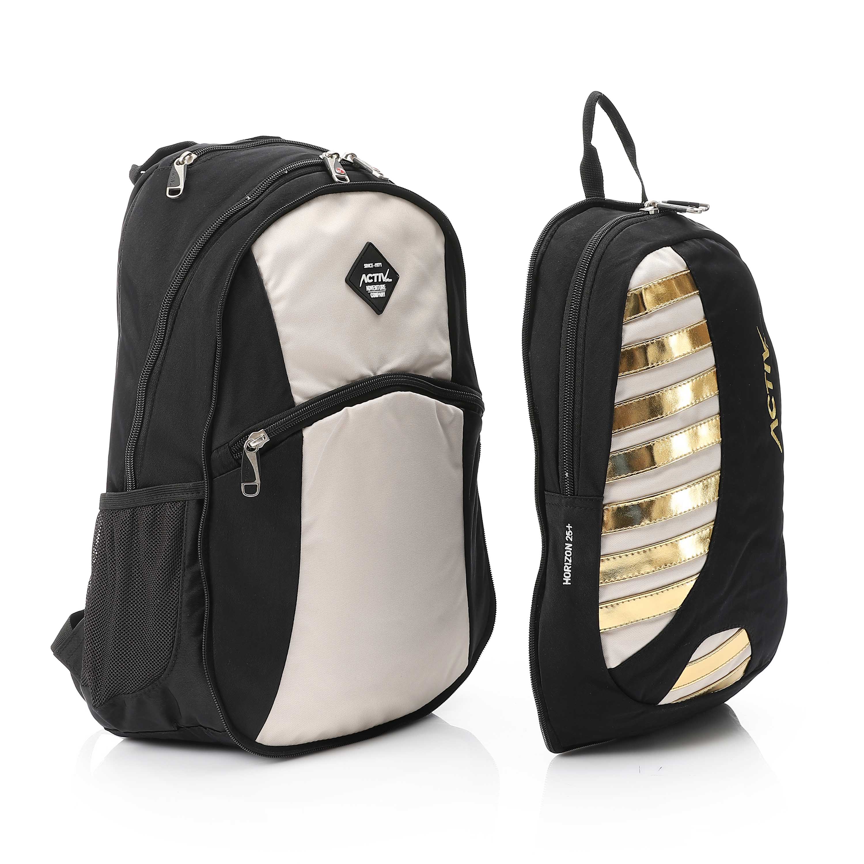 ACTIV KIDS HORIZON BACKPACK - اسود*رمادى*رمادى فاتح*اسود