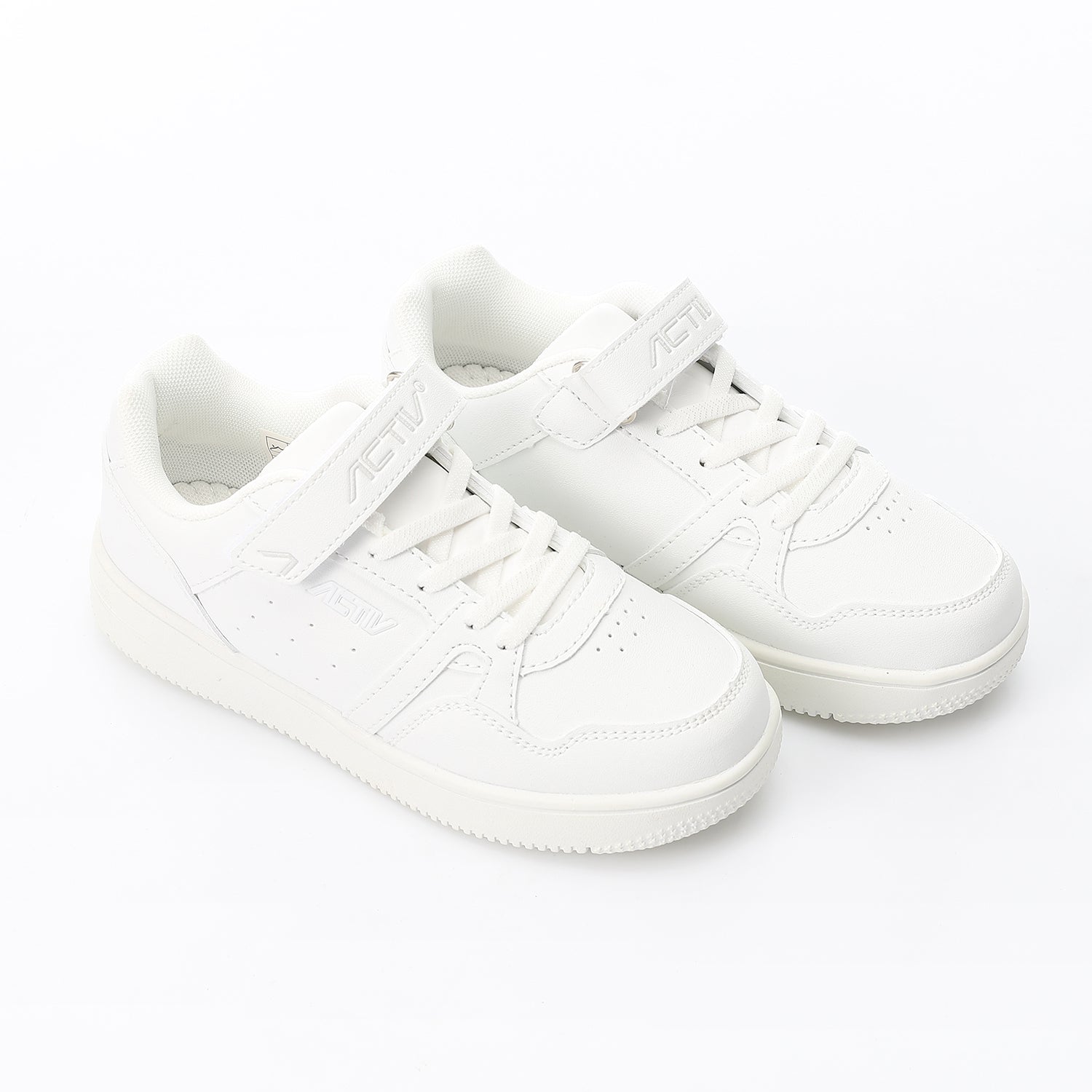 ACTIV KIDS VELCRO SHOES - ابيض