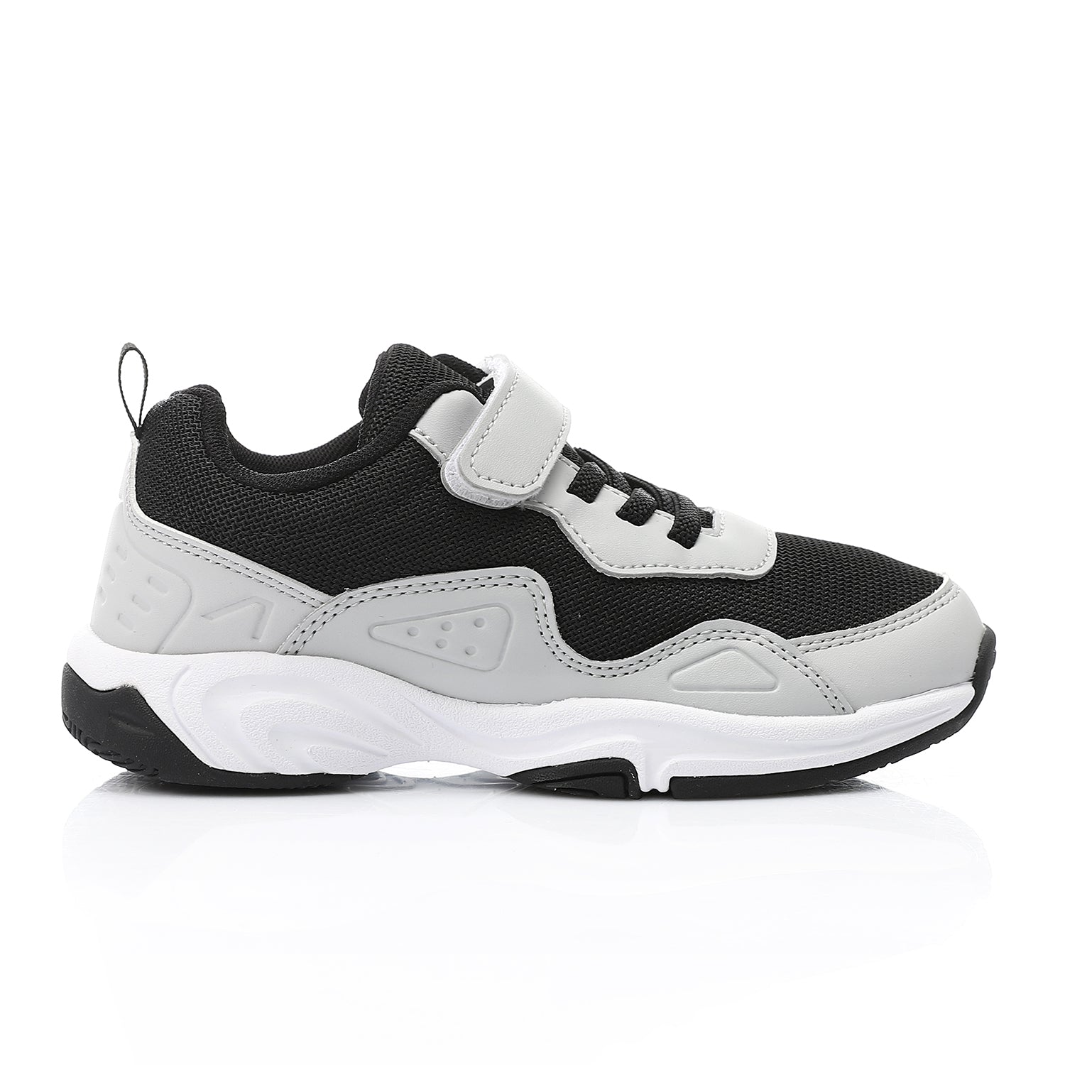 ACTIV KIDS VELCRO SHOES - رمادى فاتح*اسود