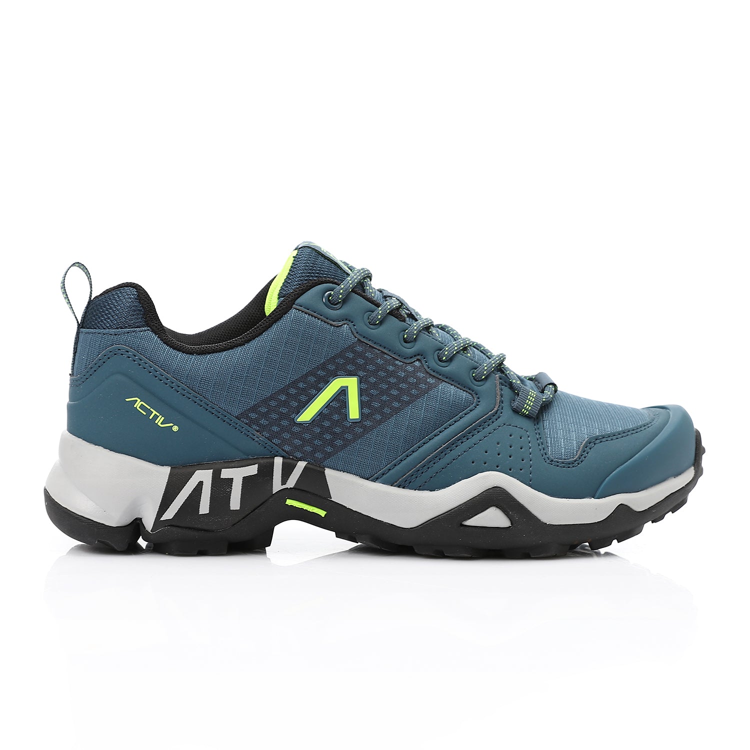 ACTIV MEN'S TREKKING SHOES - بترولي*ليمونى