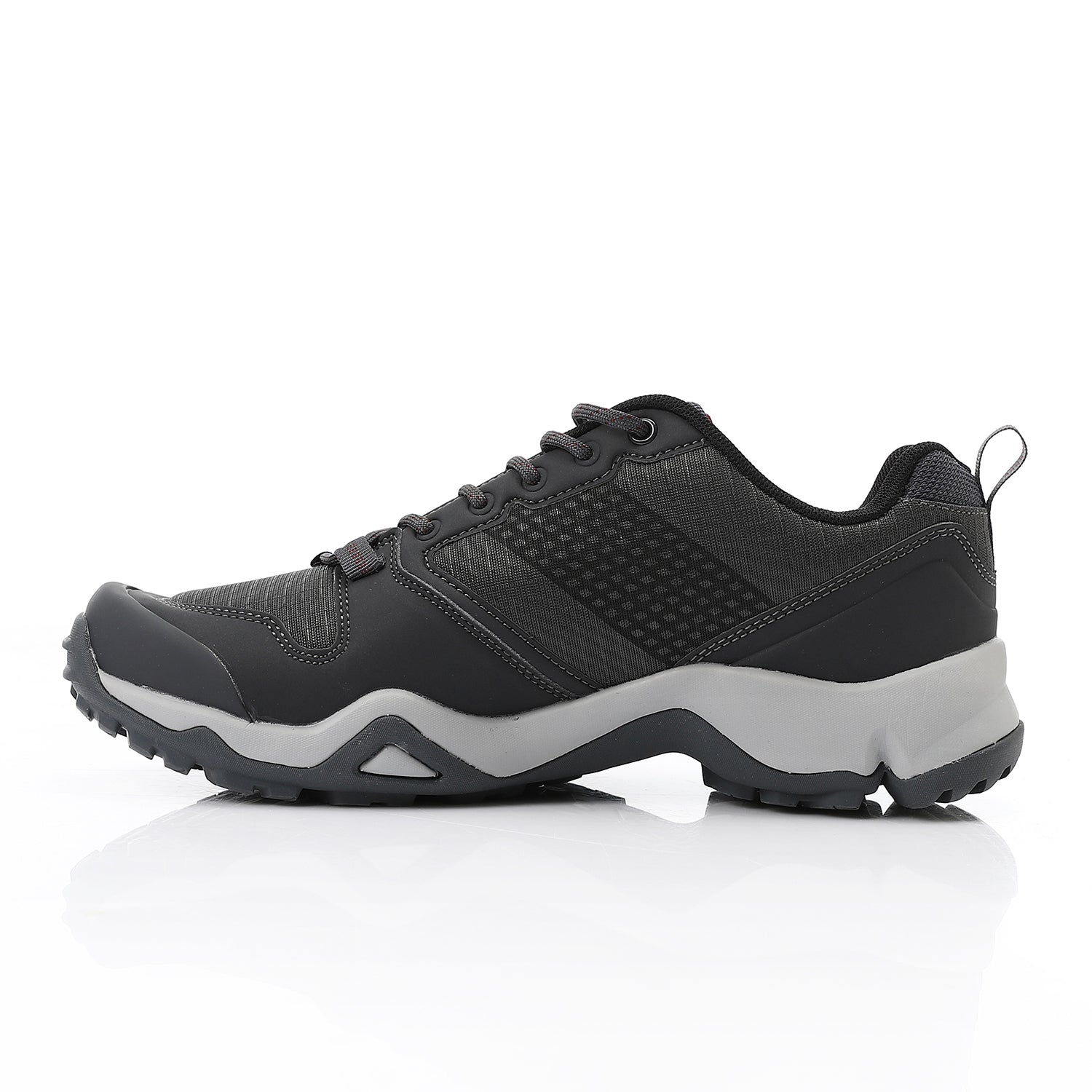 ACTIV MEN'S TREKKING SHOES - رمادى*احمر