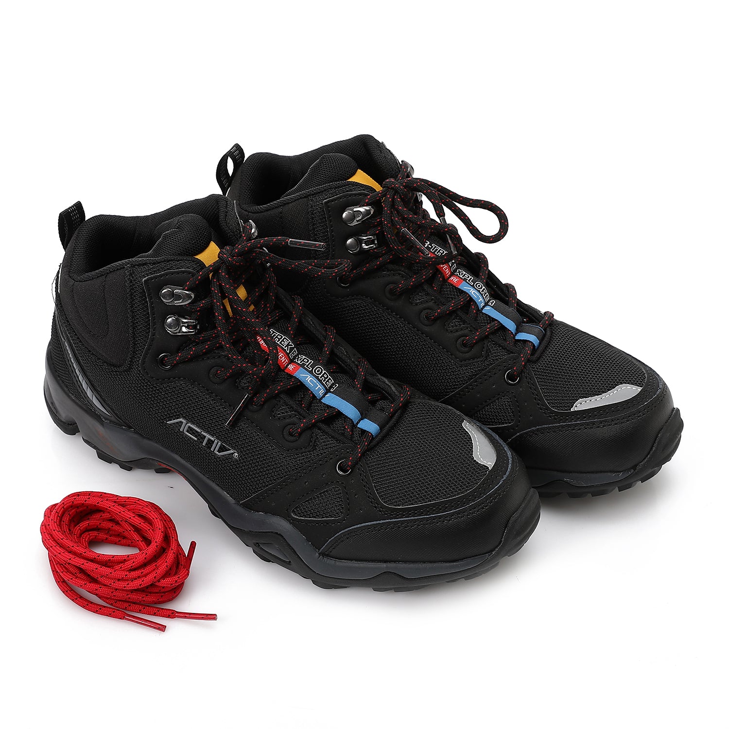 ACTIV MEN'S HALF BOOT SHOES - اسود