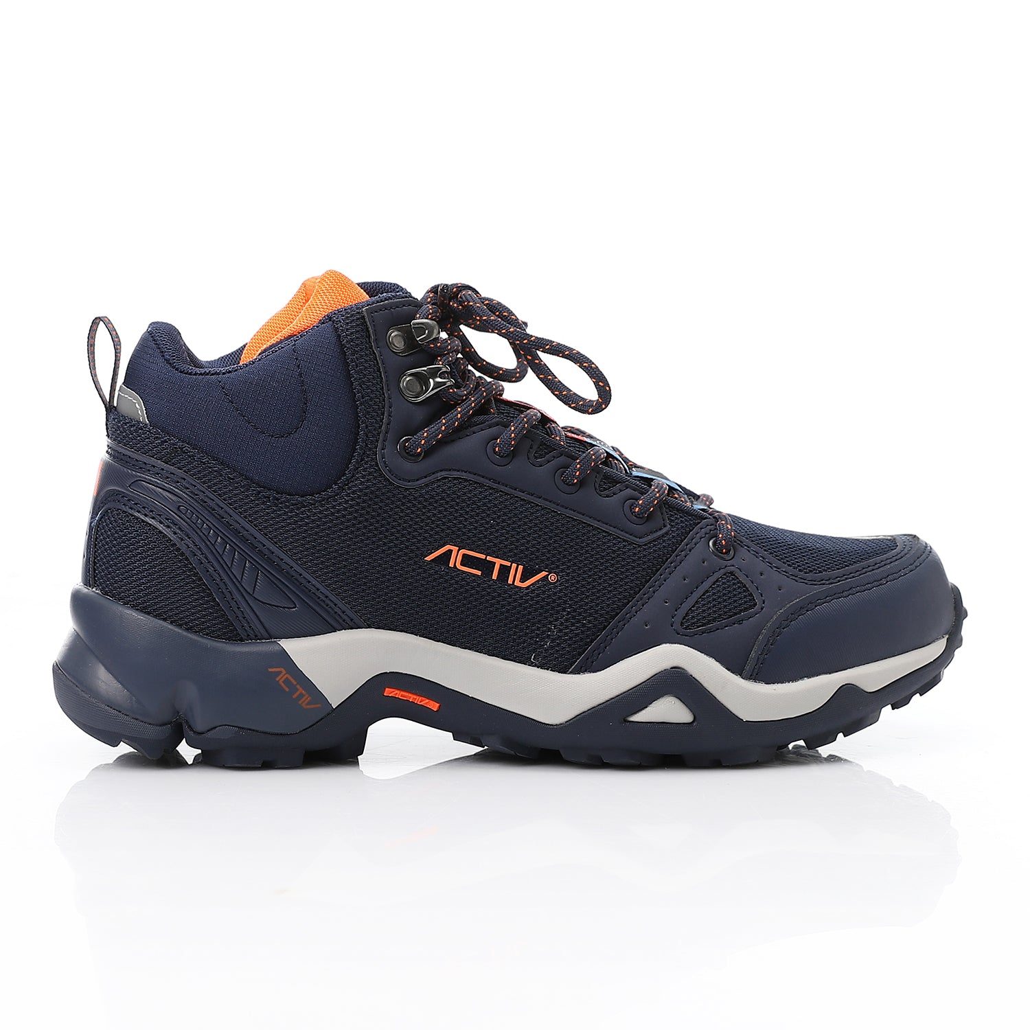 ACTIV MEN'S HALF BOOT SHOES - كحلي*برتقالي