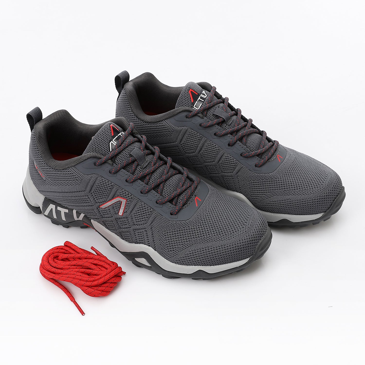ACTIV MEN'S TREKKING SHOES - D.GREY