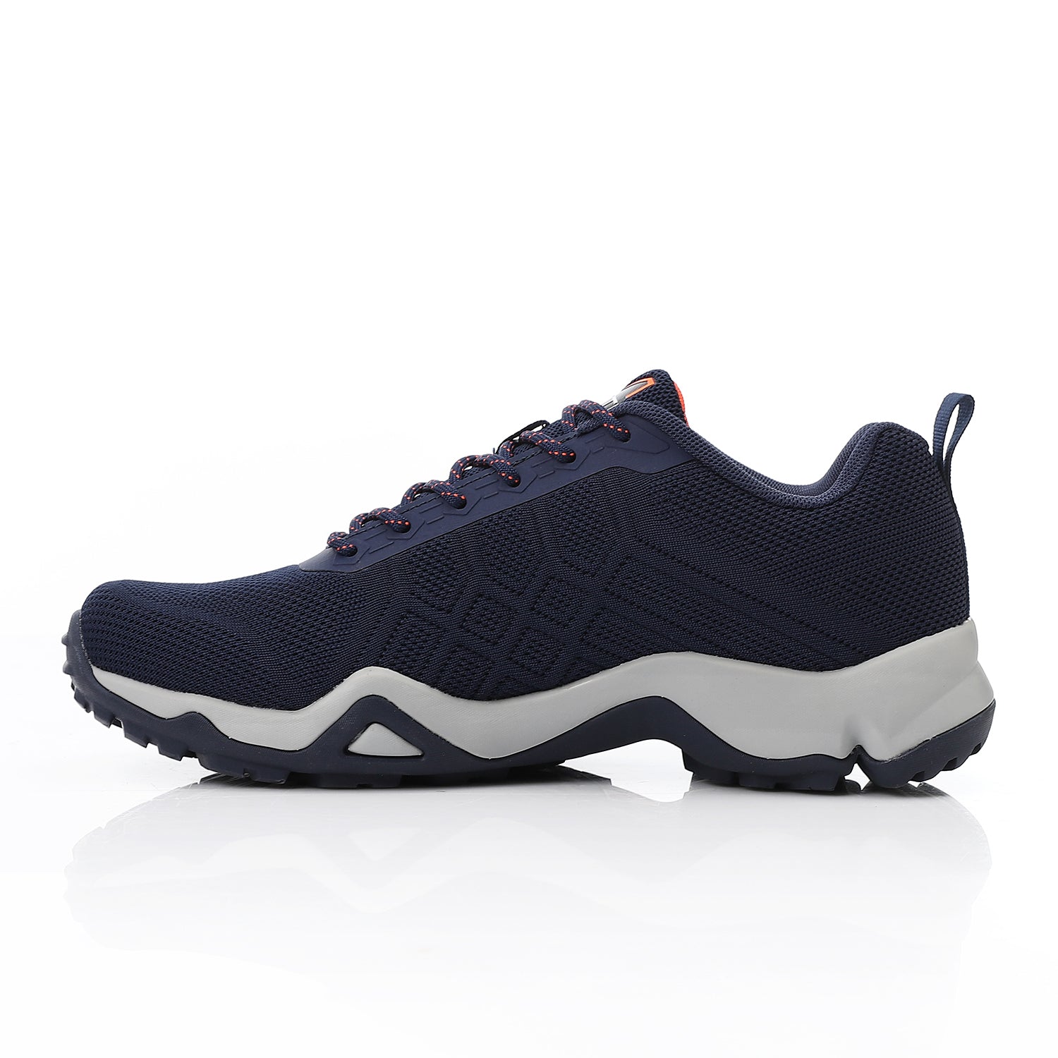 ACTIV MEN'S TREKKING SHOES - NVY & ORNG