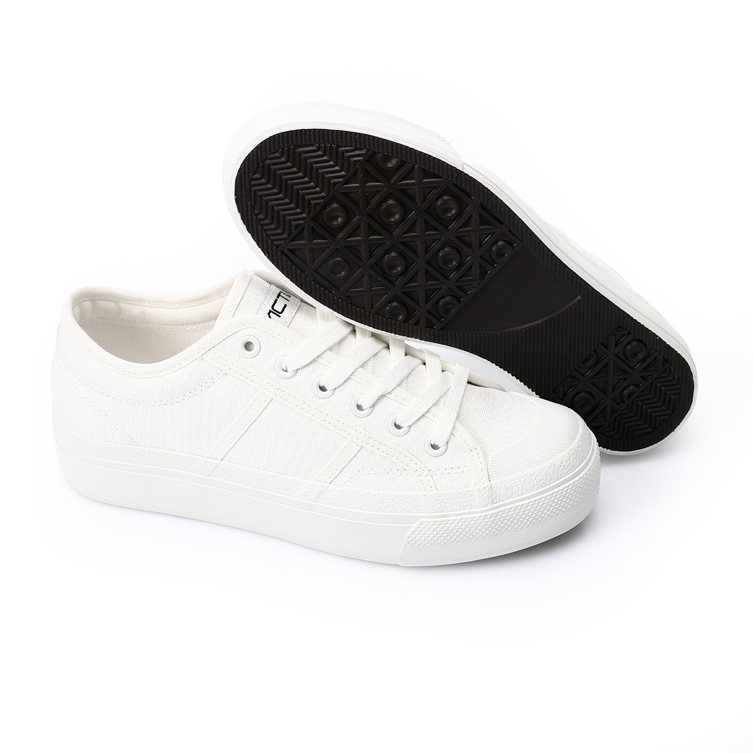 ACTIV WOMEN'S CANVAS SHOES - WHITE