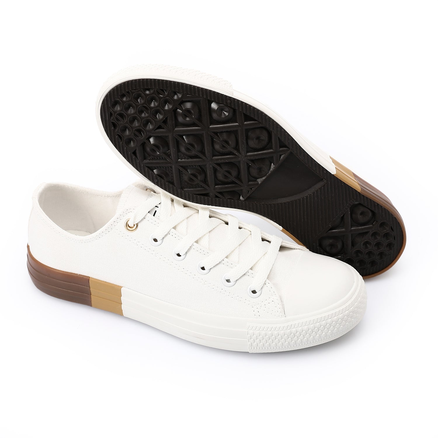 ACTIV WOMEN'S CANVAS SHOES - WHITE