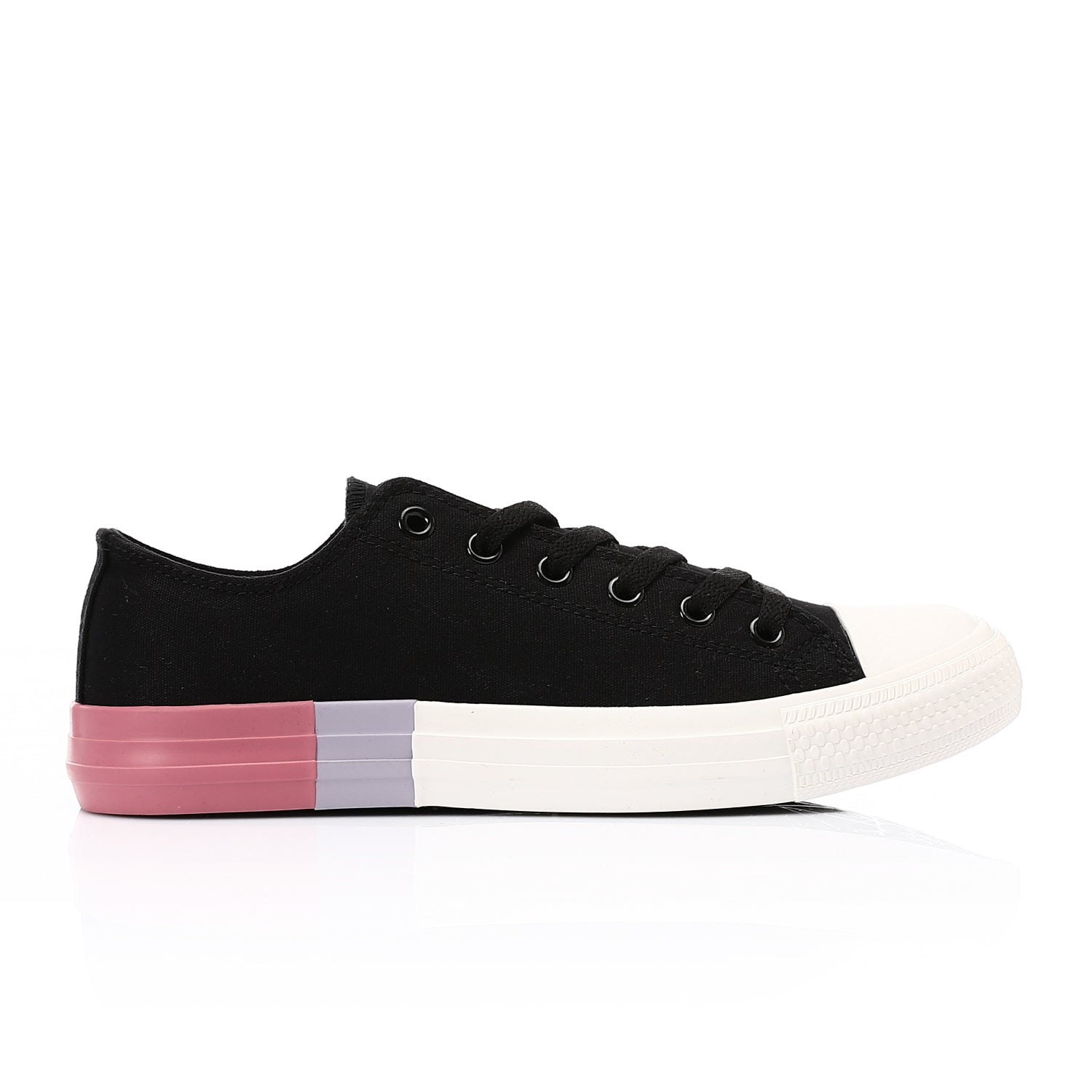 ACTIV WOMEN'S CANVAS SHOES - BLACK