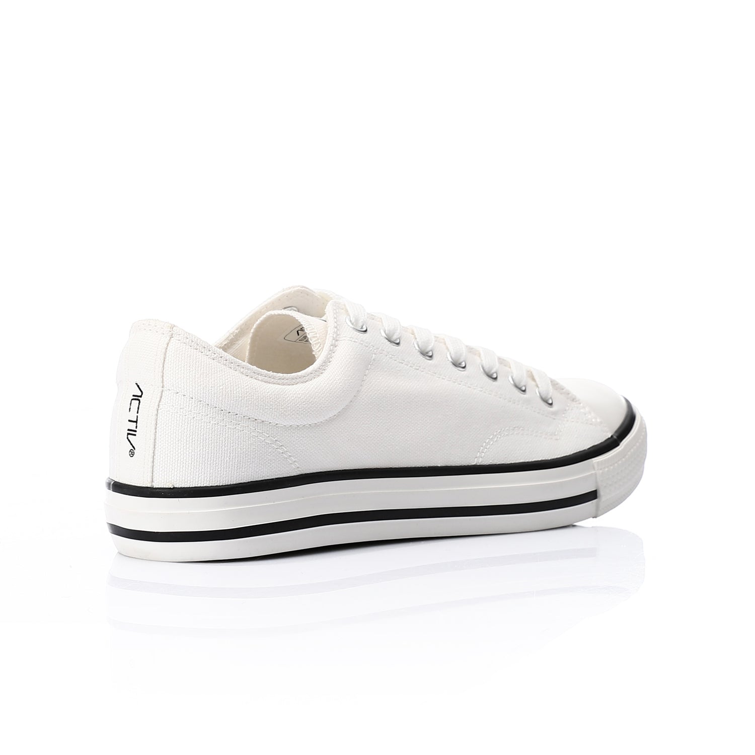ACTIV MEN'S CANVAS SHOES - WHITE