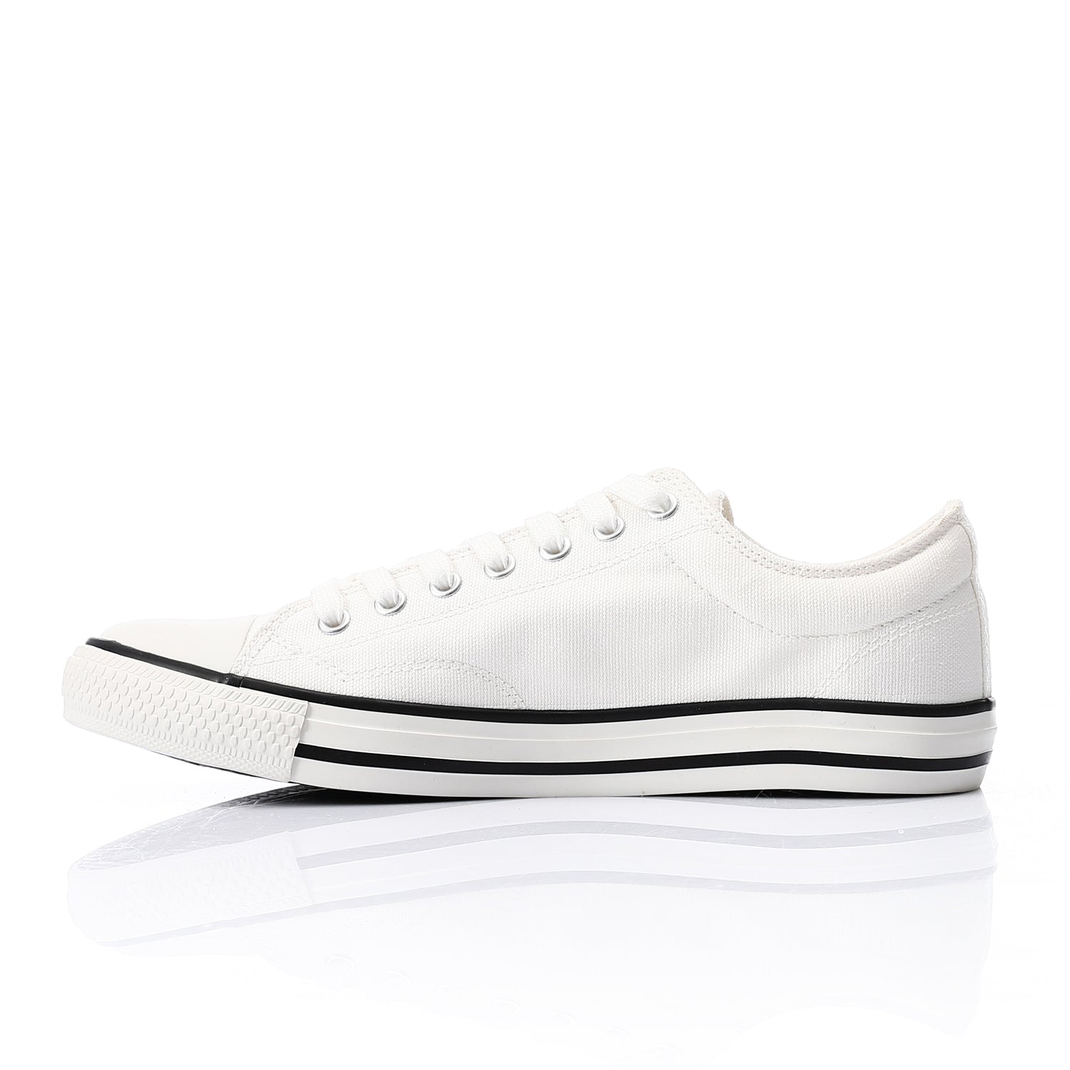 ACTIV MEN'S CANVAS SHOES - WHITE