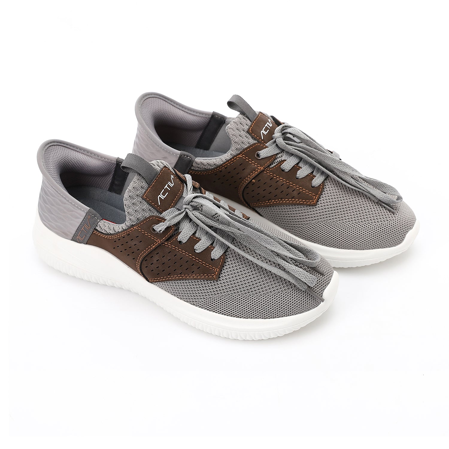 ACTIV MEN'S FASHION SHOES - GRY*BRWN