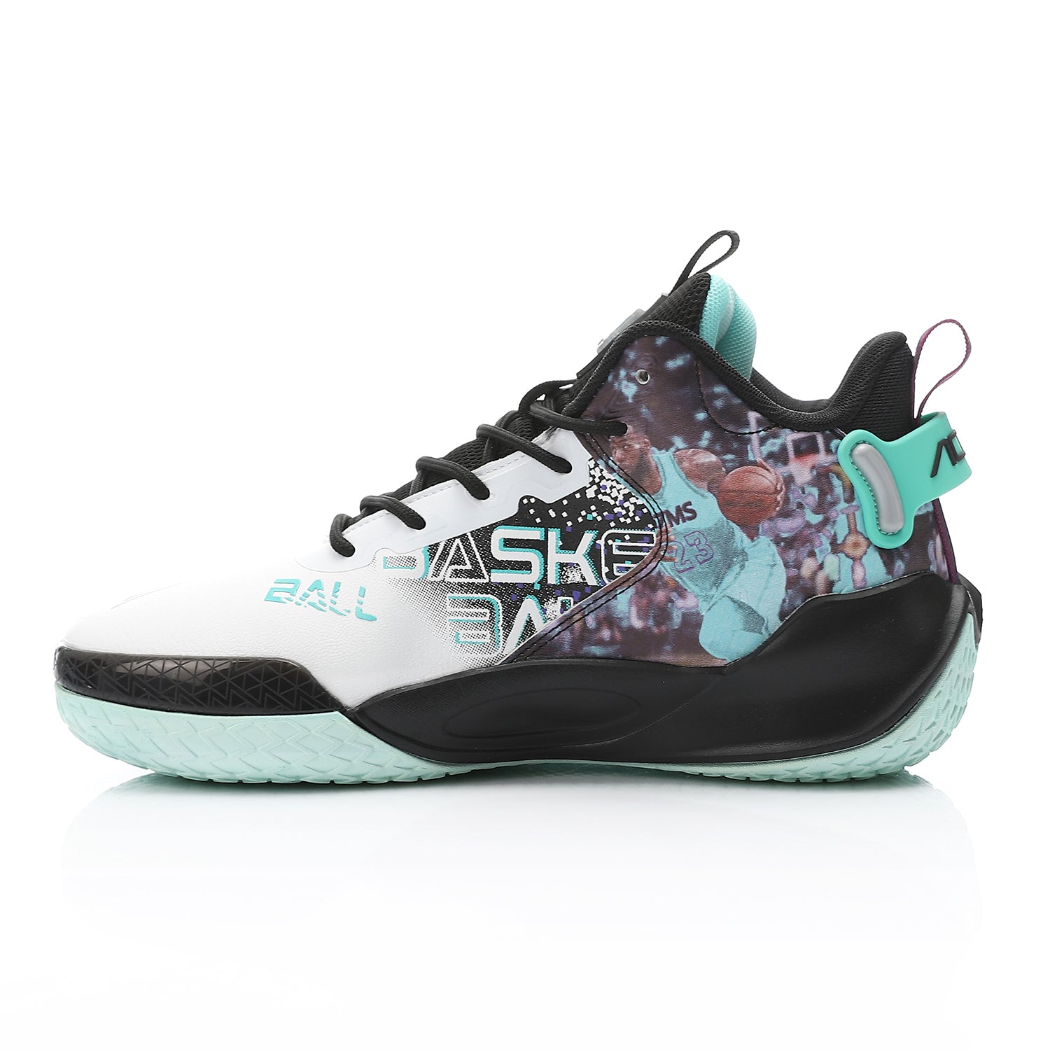 ACTIV MEN'S BASKETBALL SHOES - ابيض*اسود*اخضر