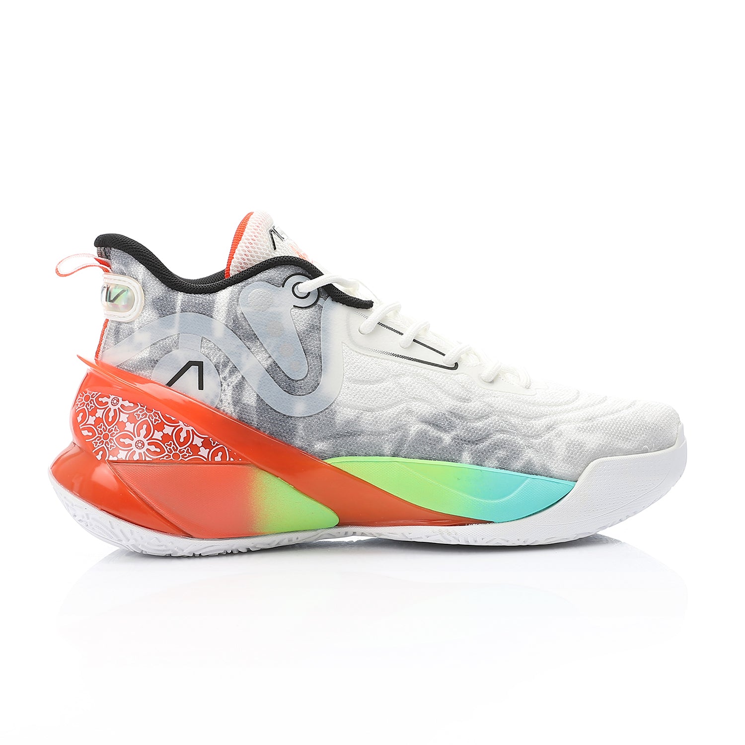 ACTIV MEN'S BASKETBALL SHOES - ابيض*اسود*برتقالى