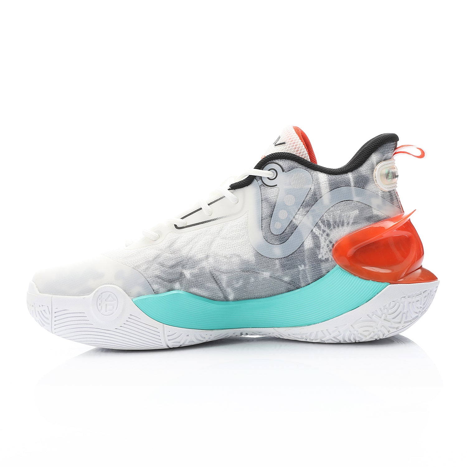 ACTIV MEN'S BASKETBALL SHOES - ابيض*اسود*برتقالى