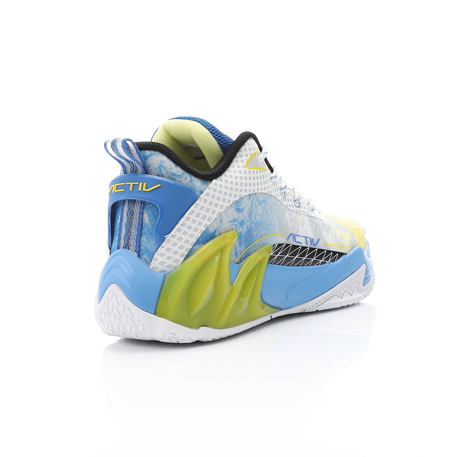 ACTIV MEN'S BASKETBALL SHOES - ابيض*ازرق*اصفر