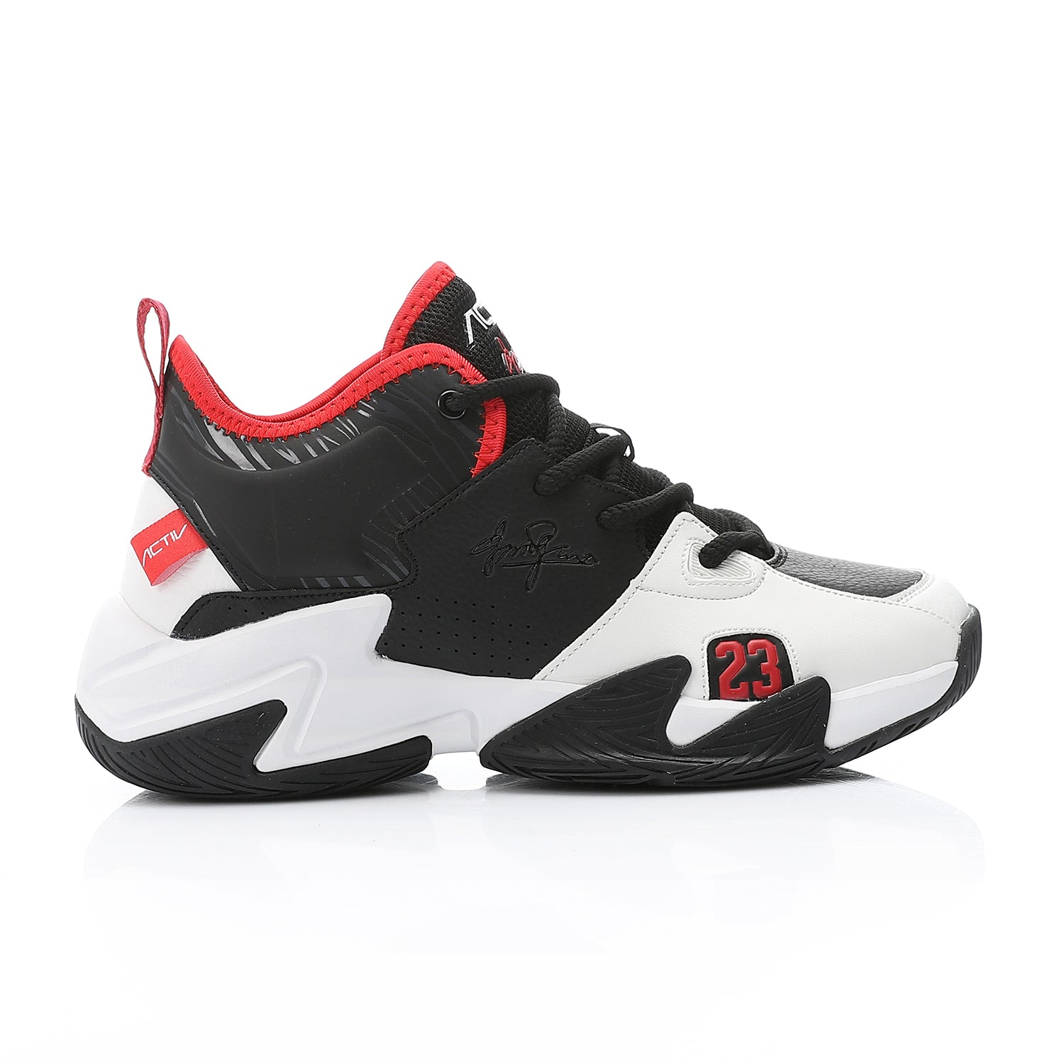 ACTIV MEN'S BASKETBALL SHOES - ابيض*اسود*احمر