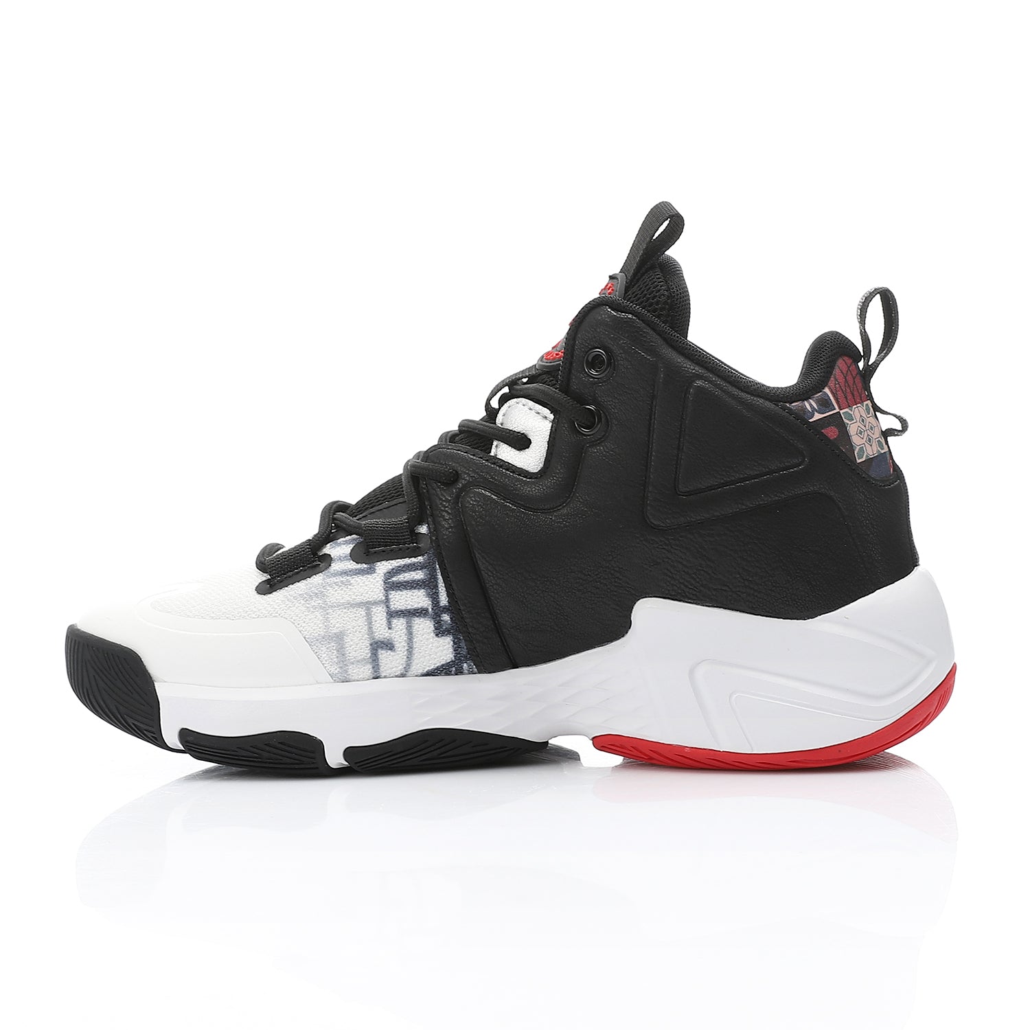 ACTIV MEN'S BASKETBALL SHOES - ابيض*اسود*رمادى