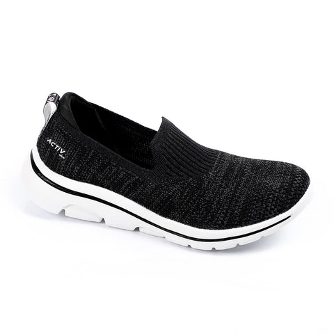 ACTIVNEW WOMENS SKECHERS SHOES - BLACK