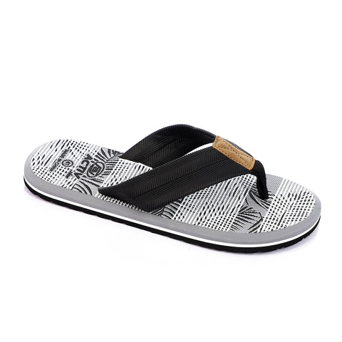 ACTIVNEW MEN'S FLIP FLOP - BLK & GREY
