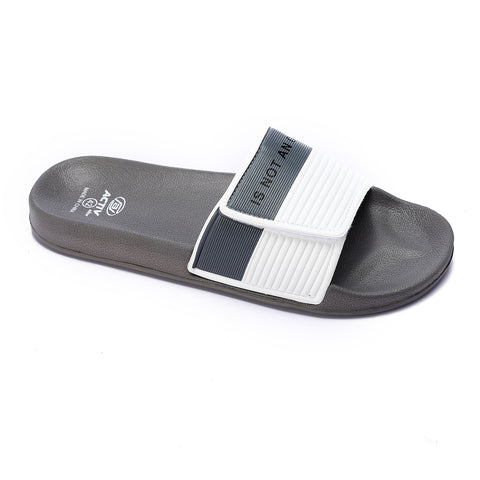 ACTIVNEW MEN'S SLIPPER - WHT & GREY