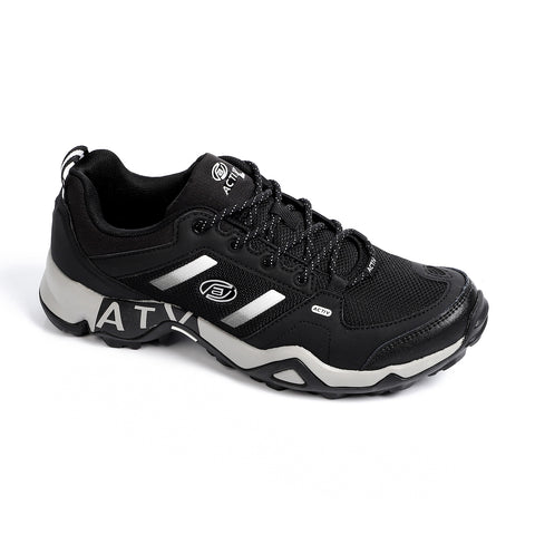 ACTIVNEW MEN'S TREKKING SHOES - BLACK