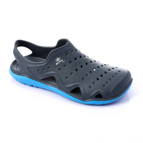 ACTIVNEW MEN'S CLOGS - BLUE & GRY