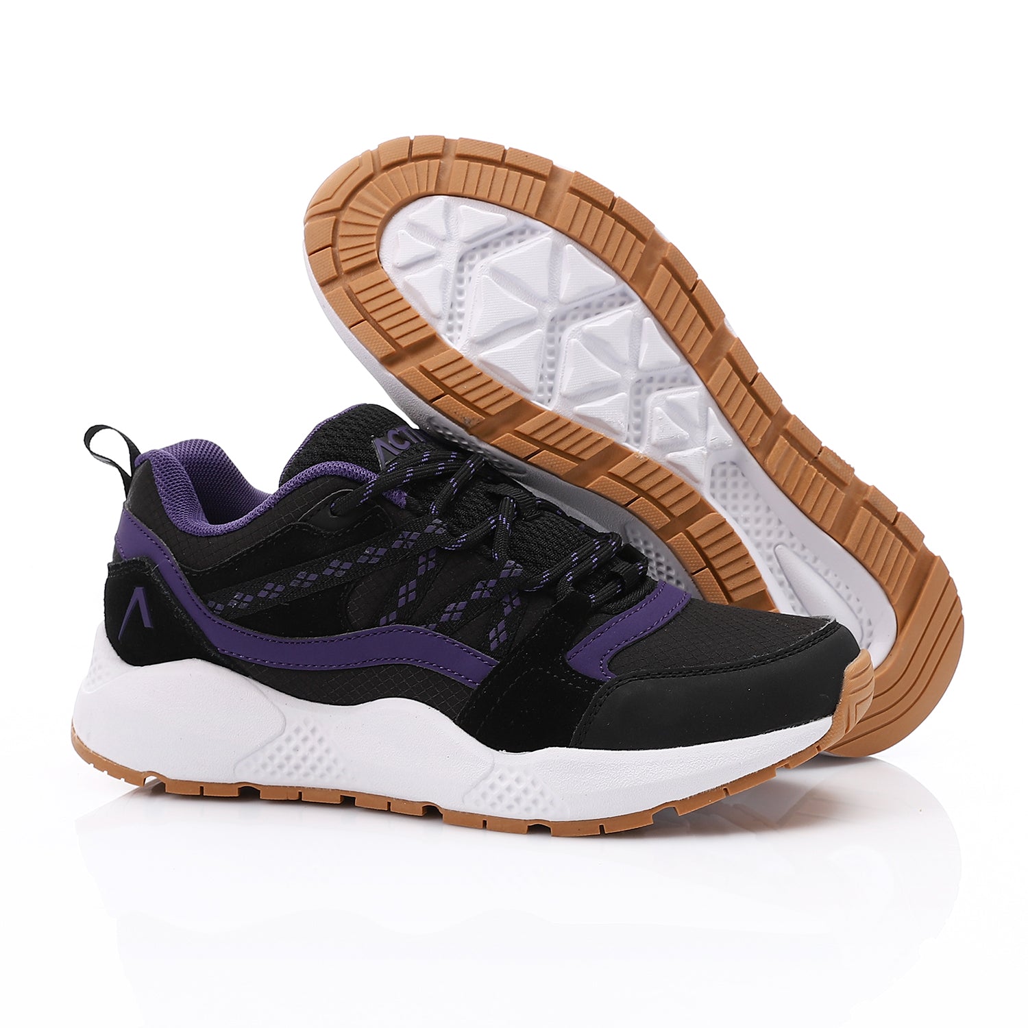 حذاء فاشون اكتف حريمى - اسود*بنفسجي